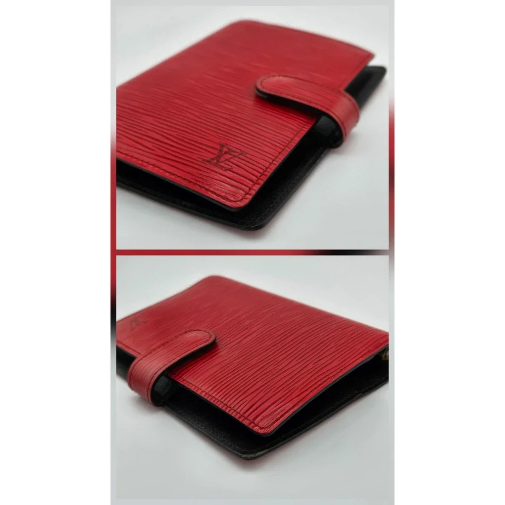Louis Vuitton Agenda PM Red Epi Leather Small Ring Cover Planner CA0994